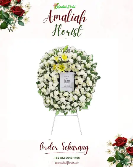 Krans Bunga Duka Karang Berombak