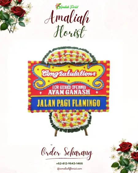 Sewa Papan Bunga Karang Berombak